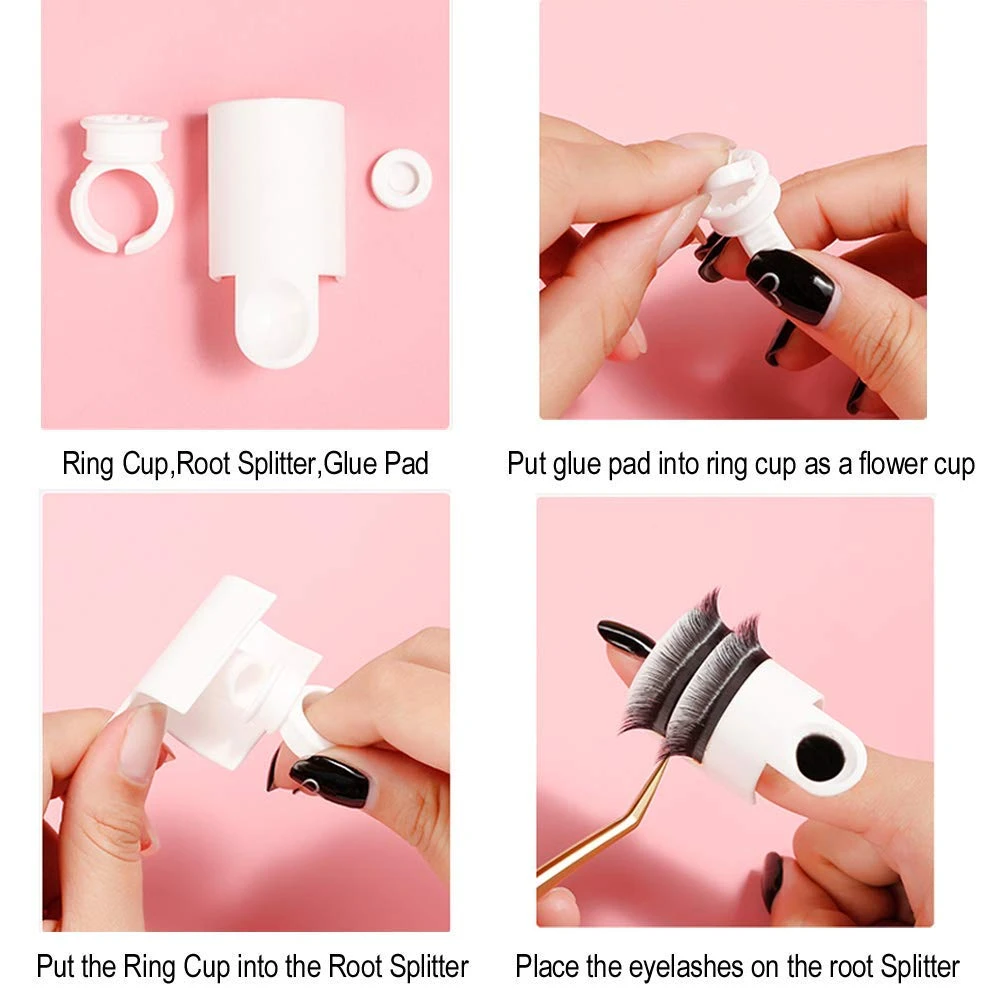 U shaped lashes separator